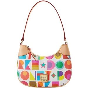 Dooney & Bourke Handbag, Art Deco Luna Hobo - White - NWT $288 MSRP